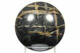 Polished Picasso Marble Sphere - Utah #311636-1